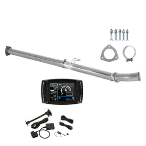 4'' Cat & DPF Delete Pipe & Mini Maxx V2 Tuner for 2011-2019 6.7L Powerstroke Ford F250 F350 F450