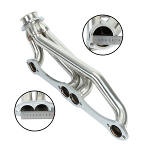 Exhaust Manifold Header for Chevy Small Block Blazer S10 S15 2WD 283, 302, 305, 307, 327, 350, 400