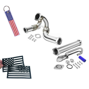 EGR Delete Kit with Up/Y-Pipe For 2003-2007 6.0 Powerstroke Ford Super Duty