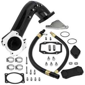 EGR Delete Kit & High Flow Intake Elbow Tube for Chevy Silverado GMC Sierra 2500 3500 HD LML V8 6.6 Duramax 2011-2015