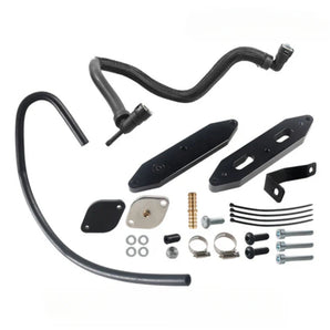 4" DPF Delete Pipe & EGR Delete Kit CCV PCV Reroute For 2011-2023 6.7L Powerstroke Ford F250 F350