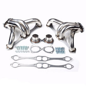 Exhaust Manifold Header for Chevy SBC Small Block SB V8 262 265 283 305 327 350 400