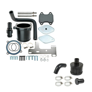 EGR Delete Delete CCV Crankcase Ventilation Kit for 6.7L Cummins 2010-2014 Dodge Ram 2500 3500