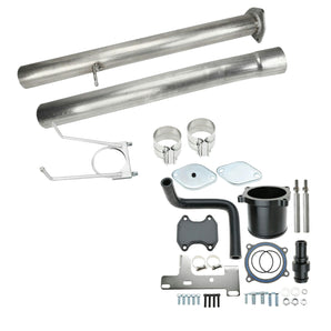 6.7 Cummins 4"DPF Delete EGR Delete kit for 2010-2014 6.7L Cummins Dodge Ram  2500 3500