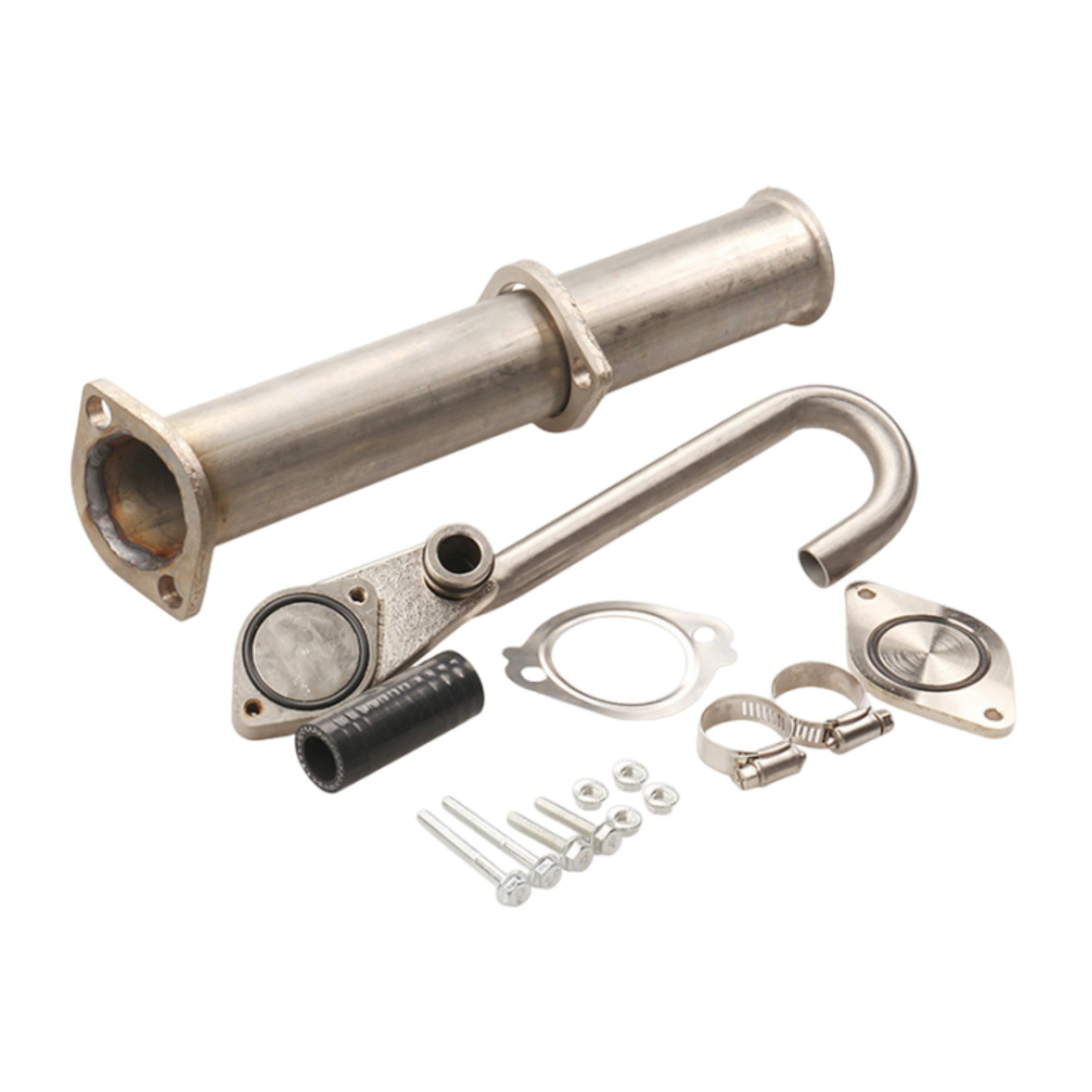 EGR Delete Kit with Up/Y-Pipe for 2003-2007 6.0 Powerstroke Ford F250 F350 Super Duty