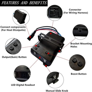 Electronic Trailer Brake Controller for Virtually Trailer with 2 to 8 Braking System Replace 8508211