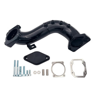 High Flow Intake Elbow Bridge Tube Kit for 2011-2015 6.6L Duramax LML Chevy GMC  2500 3500