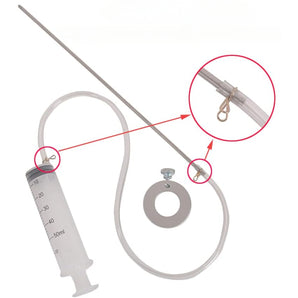 Motorcycle Fork Oil Level Tool, Fork Oil Level Gauge Fork Oil Tool Kit Fork Oil Tool Gauge Suspension Level Tuning Syringe Shock Adjuster With Adjustable Ring