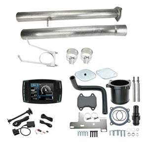 4" DPF Pipe EGR Delete Tuner Kit for 2010-2014 6.7 Cummins Dodge Ram 2500 3500