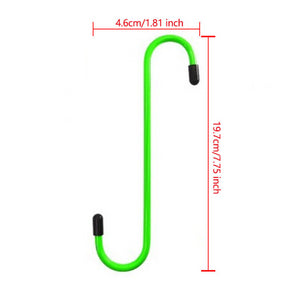 Green Brake Caliper Hanger Hooks Steel Powder Coated 2Pcs