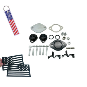 For Ford F250 F350 F450 F550 6.4L Powerstroke 2008-2010 EGR Valve Delete Cooler Delete Kit