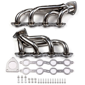 Exhaust Manifold Header for 00-01 GMC YUKON 4.8L 5.3L / 99-01 GMC SIERRA 1500 2500