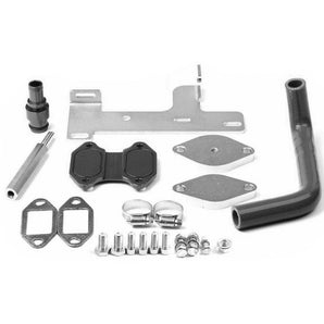 6.7 Cummins DPF EGR DEF Delete Kit 4"+4" Diesel Muffler for 2010-2014 Dodge Ram 2500 3500