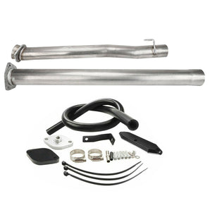 6.7 Powerstroke 4 Inch DPF CAT Pipe EGR Delete Kit for 11-17 Ford F250 350 6.7L Power Stroke