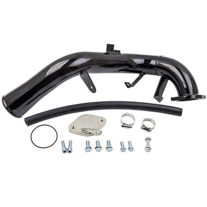 EGR Delete Kit High Flow Intake Elbow Pipe Tube for 6.6 Duramax LBZ Chevy Silverado GMC Sierra 2500 3500 HD 6.6 2006 2007